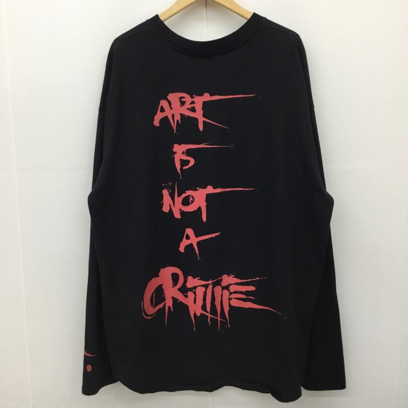 カタリスト CVTVLIST カットソー 長袖 1 ロゴ、文字 黒 / ブラック /  メンズ USED 古着 中古 10134380