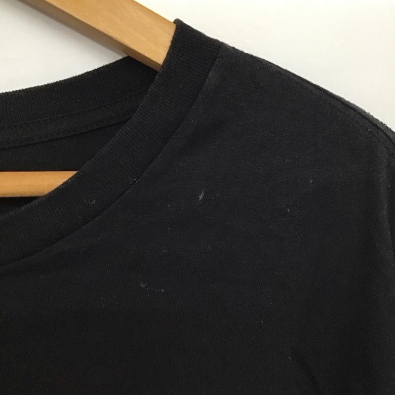 デウスエクスマキナ DEUS EX MACHINA Tシャツ 半袖 半袖カットソー プリントTシャツ クルーネックカットソー L ロゴ、文字 黒 / ブラック /  メンズ USED 古着 中古 10135927