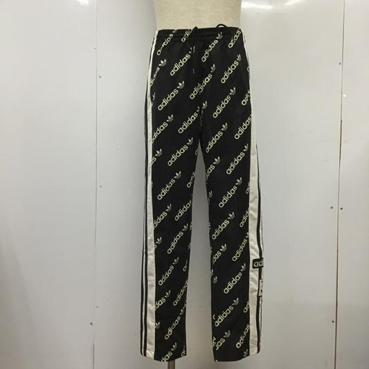 アディダスオリジナルス adidas originals ボトムス ボトムス hm4883 AdibreakMonogramTrackPants ワイドパンツ ジャージ ロゴ、文字 白 / ホワイト / X 黒 / ブラック /  レディース USED 古着 中古 10105823