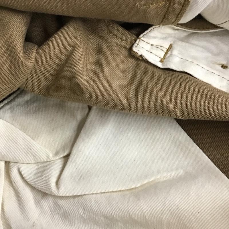 エヴィス EVISU パンツ ワークパンツ、ペインターパンツ ワークパンツ ワイドパンツ カジュアルパンツ 32インチ ロゴ、文字 ベージュ / ベージュ /  メンズ USED 古着 中古 10142568