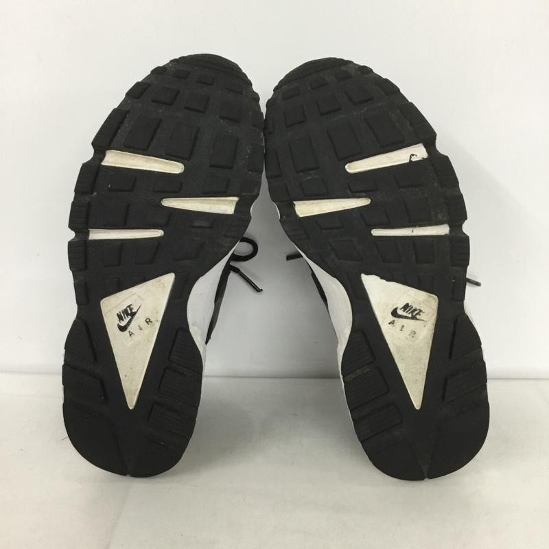 ナイキ NIKE スニーカー スニーカー 634835-006 WMNS AIR HUARACHE RUN エアハラチ 24.5cm 24.5cm ロゴ、文字 黒 / ブラック / X 白 / ホワイト /  レディース USED 古着 中古 10133896