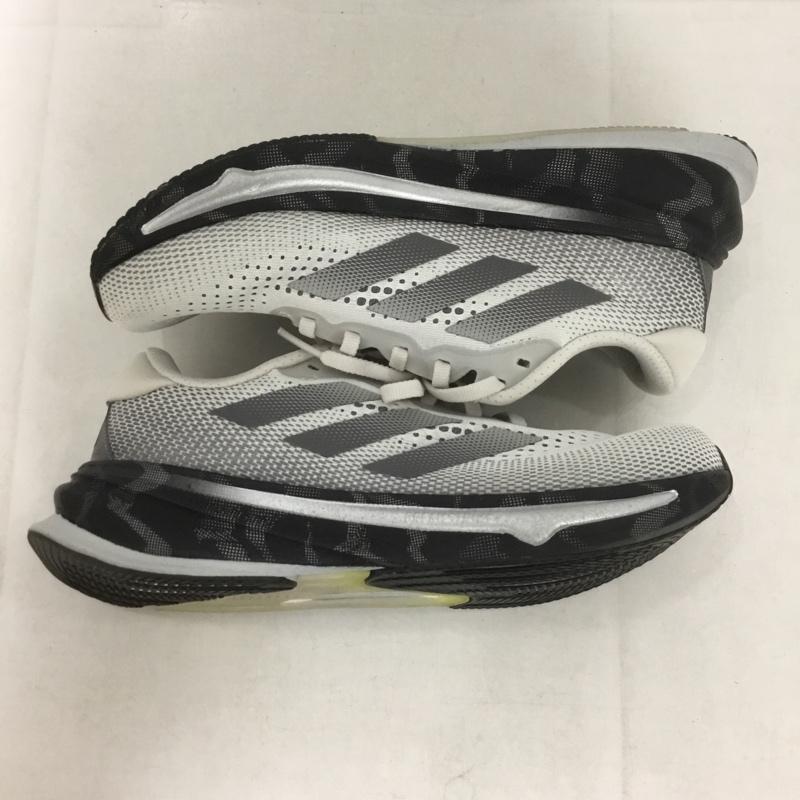 アディダス adidas スニーカー スニーカー ID8782 スーパーノヴァ ライズ ランニング 25.5cm 25.5cm ロゴ、文字 灰 / グレー / X 黒 / ブラック /  メンズ USED 古着 中古 10139976