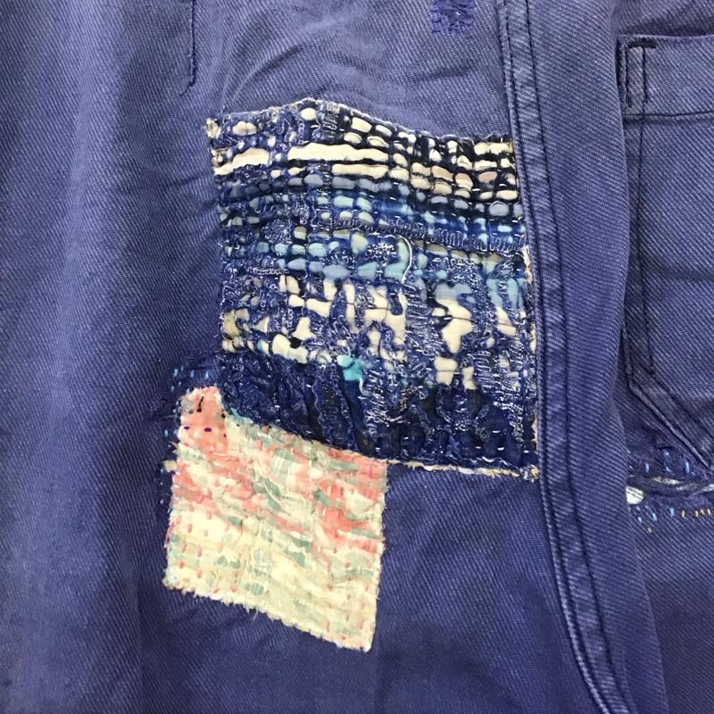 古着 USED パンツ デニム、ジーンズ デニムパンツ ワイドパンツ カジュアルパンツ 無地 青 / ブルー /  メンズ USED 古着 中古 10140621
