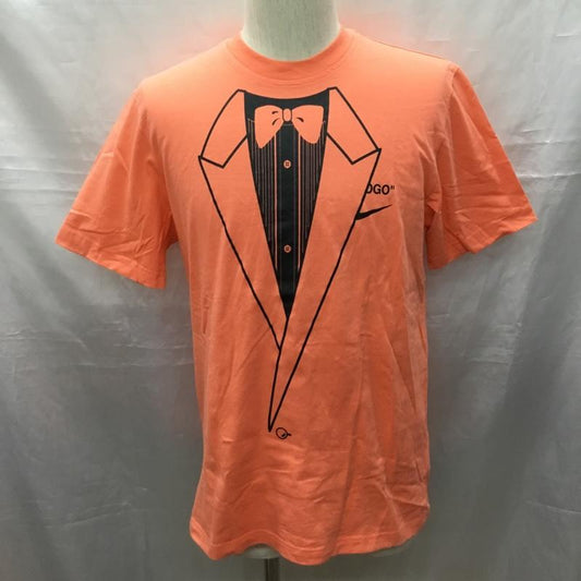 ナイキ NIKE Tシャツ 半袖 bq0827-680 オフホワイトNRGA6Tシャツ 半袖カットソー プリントTシャツ M プリント 橙 / オレンジ /  メンズ USED 古着 中古 10116596