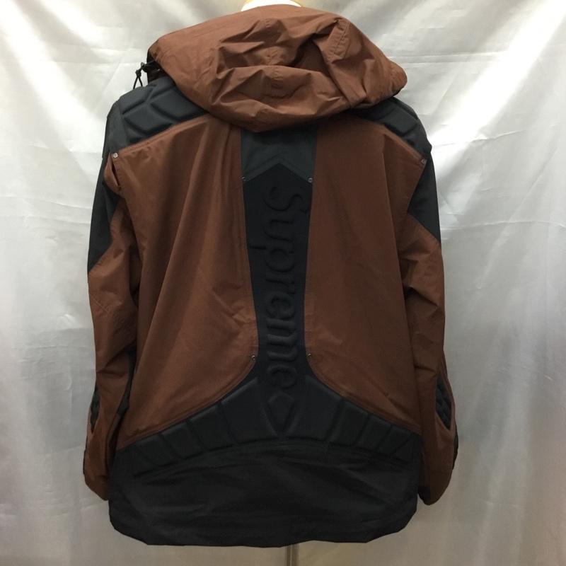 ザノースフェイス THE NORTH FACE ジャケット、上着 ジャンパー、ブルゾン ny52203i 22AW SteepTechPaddedApogeeJacket マウンテンパーカ Supreme×THENORTHFACE XL ロゴ、文字 黒 / ブラック / X 茶 / ブラウン /  メンズ USED 古着 中古 10117091