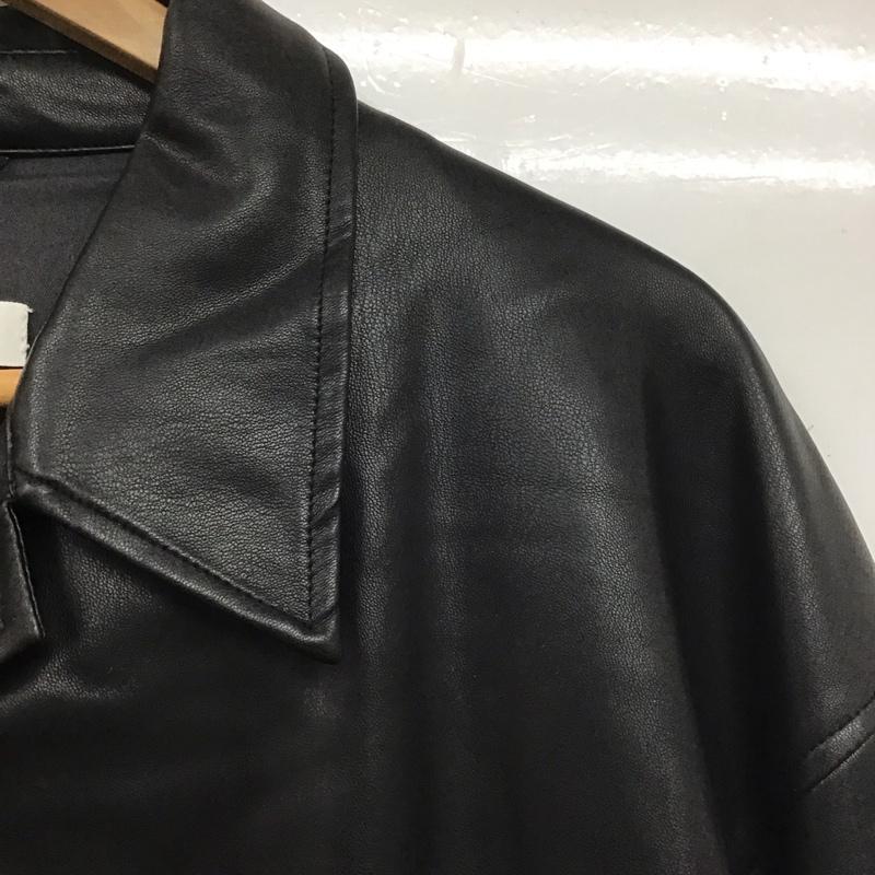 ウィム バイ リドム WYM LIDNM ジャケット、上着 ジャケット、ブレザー wyjk479 ジャケット アウター フェイクレザージャケット M 無地 黒 / ブラック /  メンズ USED 古着 中古 10138592
