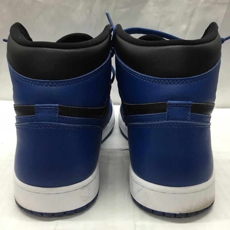 ナイキ NIKE スニーカー スニーカー 555088 404 AIR JORDAN 1 RETRO HIGH OG 29cm 箱有 29.0cm ロゴ、文字 黒 / ブラック / X 青 / ブルー /  メンズ USED 古着 中古 10111045