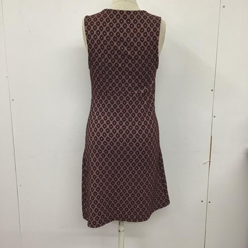 ザラ ZARA ワンピース ミニスカート S 総柄 黒 / ブラック / X 白 / ホワイト / X 赤 / レッド /  レディース USED 古着 中古 10115343