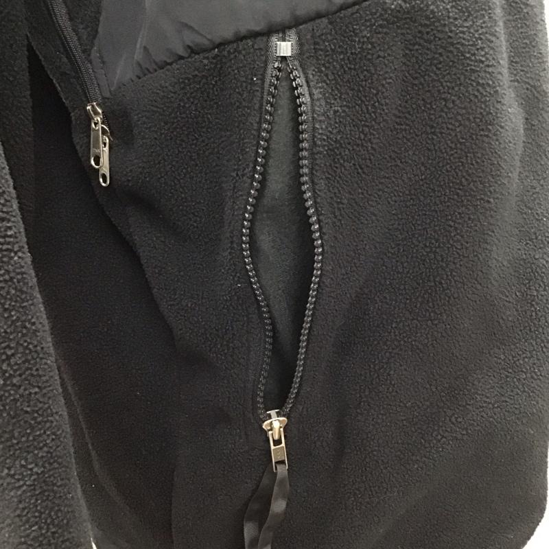 ザノースフェイス THE NORTH FACE ジャケット、上着 ジャンパー、ブルゾン ジップアップジャケット ジャンパー ジャケット カジュアルジャケット アウター XL ロゴ、文字 黒 / ブラック /  メンズ USED 古着 中古 10111792