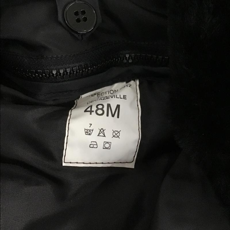 古着 USED ジャケット、上着 ジャンパー、ブルゾン ミリタリー 48 無地 黒 / ブラック /  メンズ USED 古着 中古 10106010