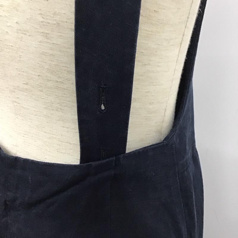 グリーンレーベルリラクシング green label relaxing サロペット・オーバーオール サロペット、オーバーオール 3626-105-1993 リヨセル フレアオールインワン 38 無地 紺 / ネイビー /  レディース USED 古着 中古 10133418