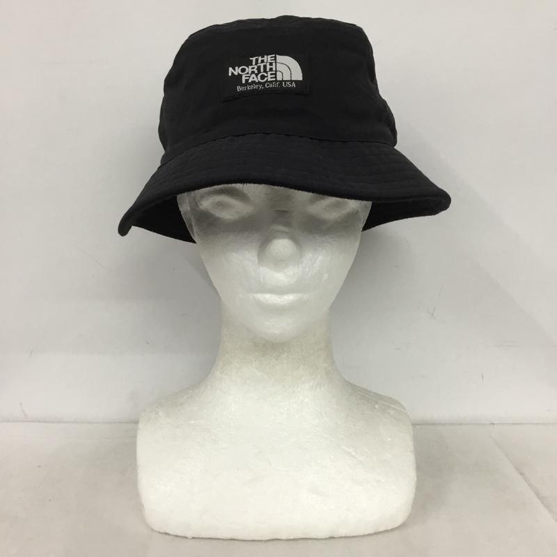 ザノースフェイス THE NORTH FACE 帽子 ハット リバーシブル フリース バケットハット ロゴ、文字 黒 / ブラック /  メンズ USED 古着 中古 10147563