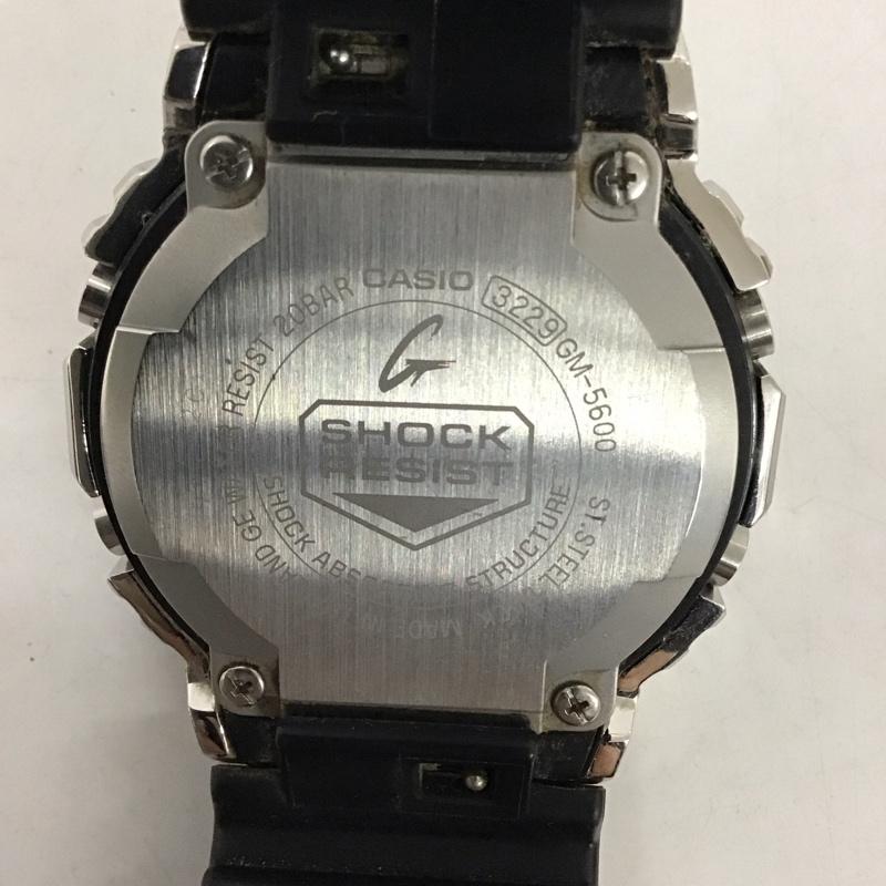 ジーショック G-SHOCK 腕時計 デジタル GM-5600 5600シリーズ 箱有 メタル素材 ロゴ、文字 黒 / ブラック / X 銀 / シルバー /  メンズ USED 古着 中古 10123173