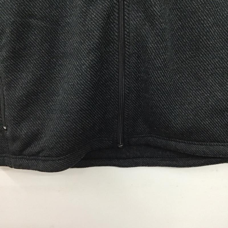 インヘリット INHERIT ベスト ベスト ジップアップベスト ノースリーブカットソー アウター スタンドカラー L 無地 黒 / ブラック /  メンズ USED 古着 中古 10141234