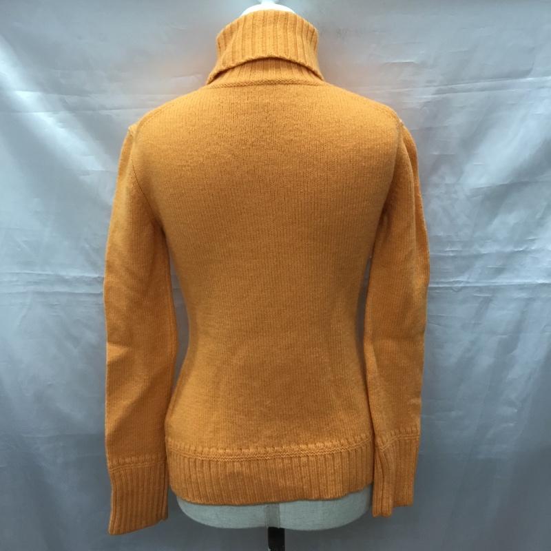 アンタイトル UNTITLED ニット、セーター 長袖 タートルネック 2 無地 橙 / オレンジ /  レディース USED 古着 中古 10118036