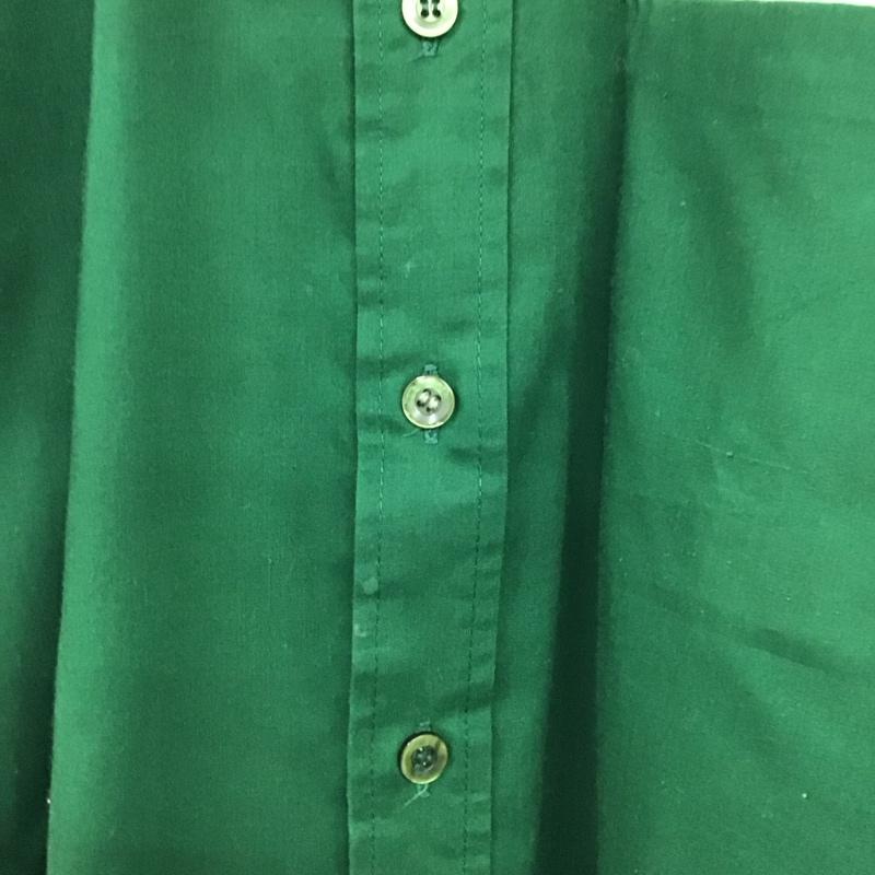 キングルイ King Louie シャツ、ブラウス 半袖 70s ボーリングシャツ 半袖シャツ M 無地 緑 / グリーン /  メンズ USED 古着 中古 10129635