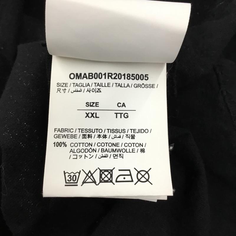 オフホワイト Off-White カットソー 長袖 omab001r20185005 20SS DRIPPINGARROWS L/S 半袖カットソー プリントTシャツ XXL プリント 黒 / ブラック /  メンズ USED 古着 中古 10108412