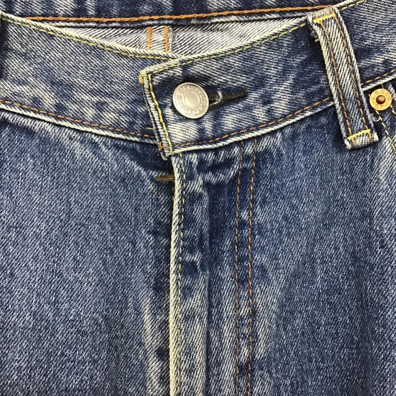 リーバイストラウスアンドコー Levi Strauss & co. パンツ デニム、ジーンズ デニムパンツ ワイドパンツ フレアパンツ カジュアルパンツ 550 リメイク 36 無地 インディゴ / インディゴ /  メンズ USED 古着 中古 10105766