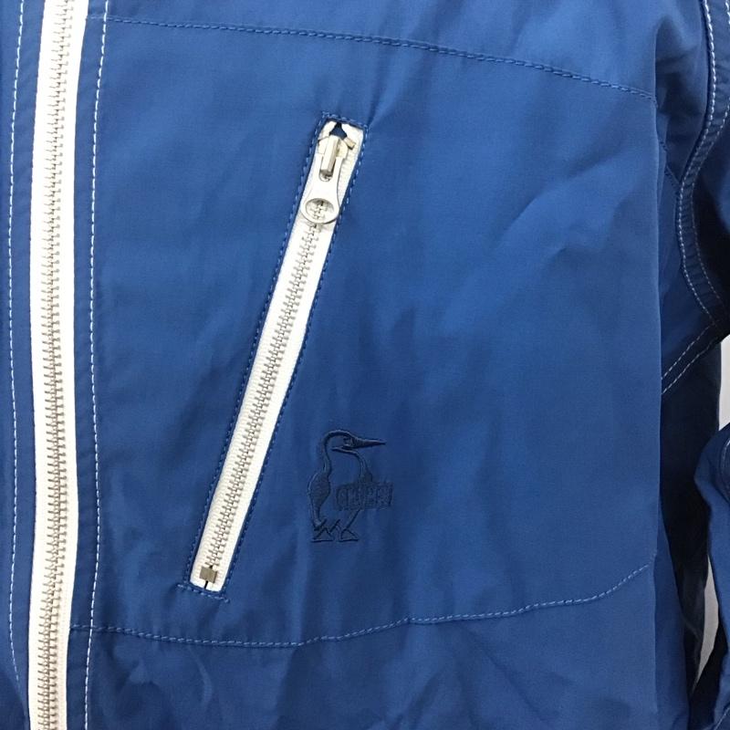 チャムス CHUMS ジャケット、上着 ジャケット、ブレザー CH04-1062 L ロゴ、文字 青 / ブルー /  メンズ USED 古着 中古 10108181
