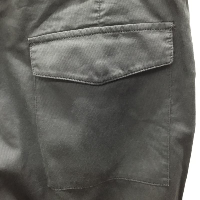 エンポリオアルマーニ EMPORIO ARMANI パンツ デニム、ジーンズ ワイドパンツ カジュアルパンツ ワークパンツ 48 無地 黒 / ブラック /  メンズ USED 古着 中古 10115758