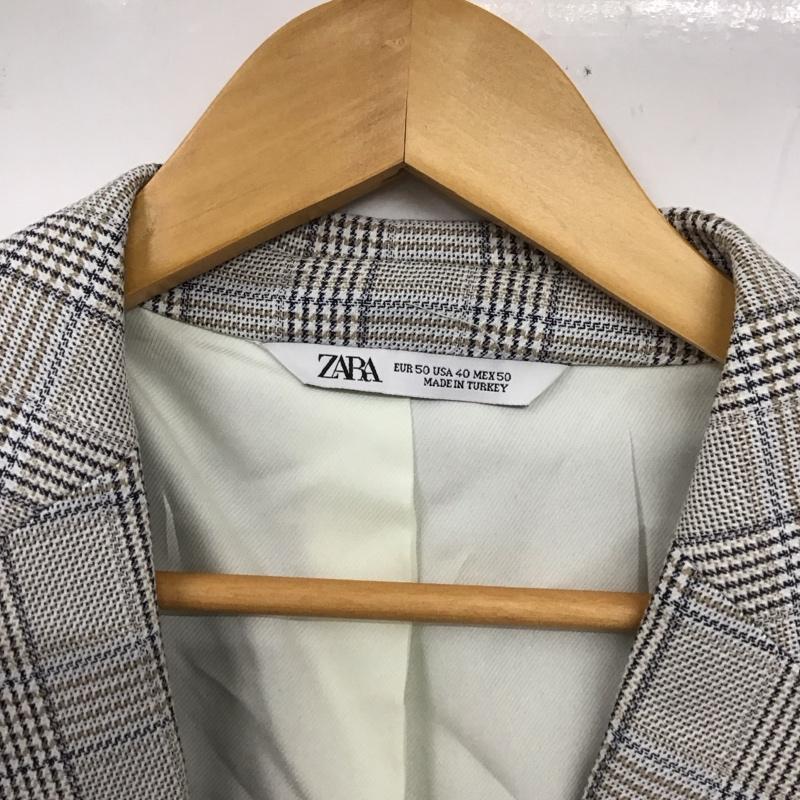 ザラ ZARA ジャケット、上着 ジャケット、ブレザー カジュアルジャケット アウター カラージャケット チェック マルチカラー / マルチカラー /  メンズ USED 古着 中古 10129289