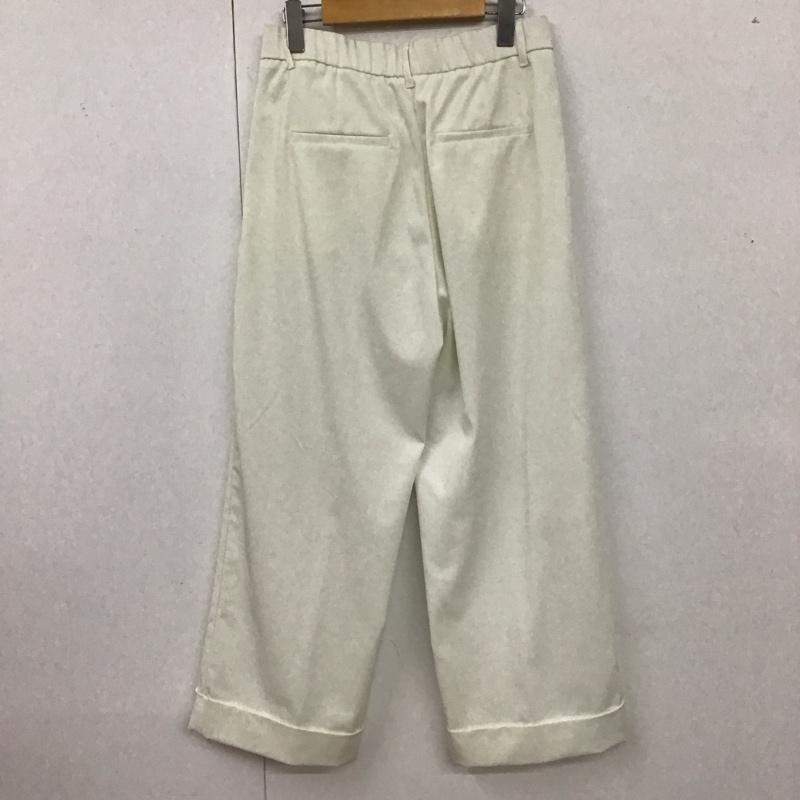 ザラ ZARA ボトムス ボトムス 7385 171 712 ワイドパンツ M 無地 白 / ホワイト /  レディース USED 古着 中古 10116778