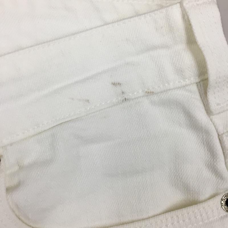 ノティファイ NOTIFY パンツ デニム、ジーンズ デニムパンツ ストレートパンツ ワイドパンツ カジュアルパンツ 30インチ 無地 白 / ホワイト /  メンズ USED 古着 中古 10115759