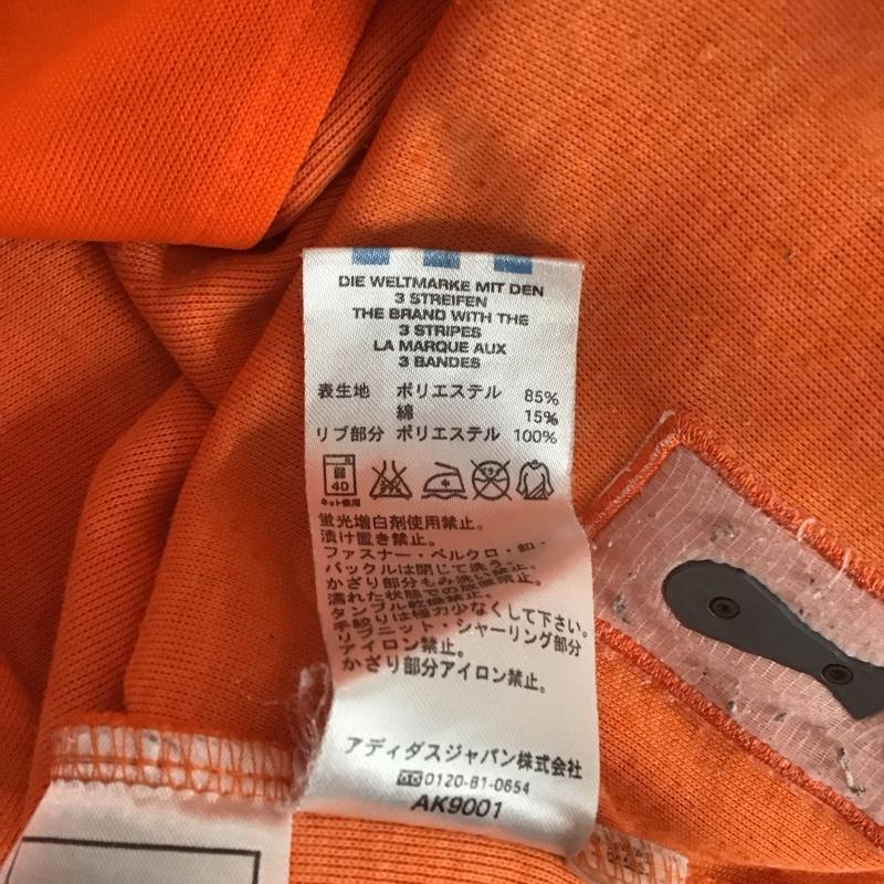 アディダス adidas ジャケット、上着 ジャンパー、ブルゾン 705766 オランダ代表 ジャージ ジップアップジャケット カジュアルジャケット L ロゴ、文字 橙 / オレンジ /  メンズ USED 古着 中古 10107095
