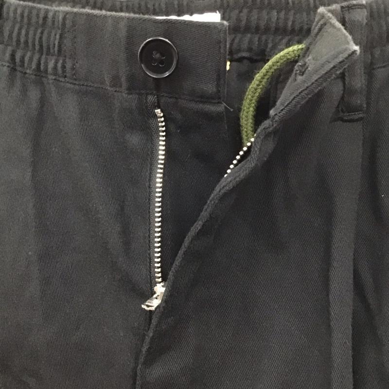 ガヴィル GAVIAL パンツ ワークパンツ、ペインターパンツ カジュアルパンツ ワークパンツ ワイドパンツ サイドラインパンツ L ロゴ、文字 黒 / ブラック / X 緑 / グリーン /  メンズ USED 古着 中古 10109796