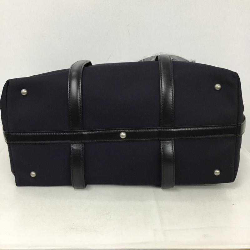 アトリエ・ド・ルメン Atelier de LUMEN トートバッグ トートバッグ VOYAGE SHOPPER BAG ロゴ、文字 紺 / ネイビー / X 黒 / ブラック /  メンズ USED 古着 中古 10145200