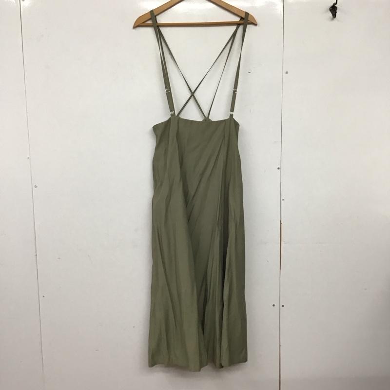 ローリーズファーム LOWRYS FARM ワンピース ロングスカート FREE 無地 カーキ / カーキ /  レディース USED 古着 中古 10149633