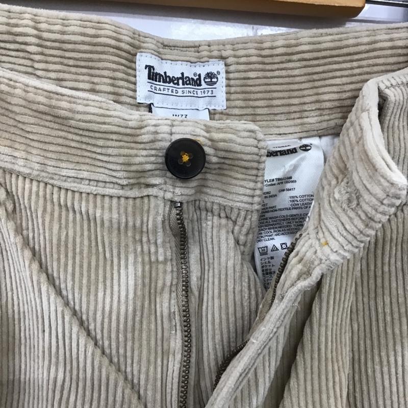 ティンバーランド Timberland パンツ スラックス コーデュロイパンツ ワイドパンツ カジュアルパンツ チノパン 33インチ 無地 ベージュ / ベージュ /  メンズ USED 古着 中古 10105582