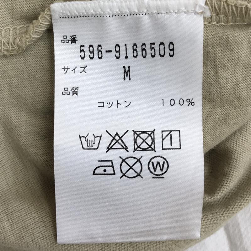 エムエイチエル MHL. Tシャツ 半袖 M ロゴ、文字 ベージュ / ベージュ /  レディース USED 古着 中古 10134149