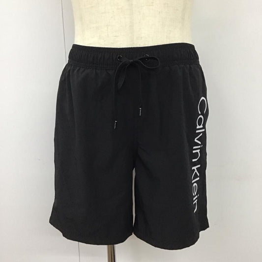カルバン・クライン Calvin Klein パンツ ショートパンツ ショートパンツ ハーフパンツ カジュアルパンツ M ロゴ、文字 黒 / ブラック /  メンズ USED 古着 中古 10119902