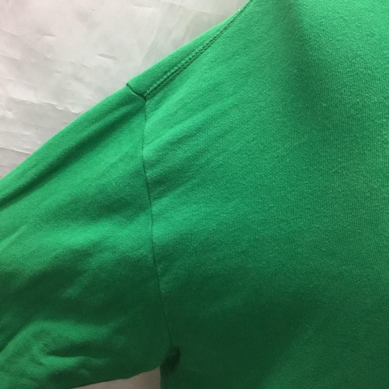 トミー ジーンズ TOMMY JEANS パーカー 長袖 長袖パーカー フード付きパーカー プリントスウェット トレーナー M ロゴ、文字 緑 / グリーン /  メンズ USED 古着 中古 10122397
