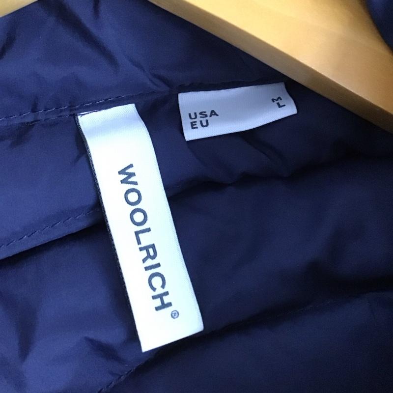 ウールリッチ WOOLRICH ジャケット、上着 ジャンパー、ブルゾン ジップアップジャケット ダウンジャケット アウター M 無地 紺 / ネイビー /  メンズ USED 古着 中古 10128698