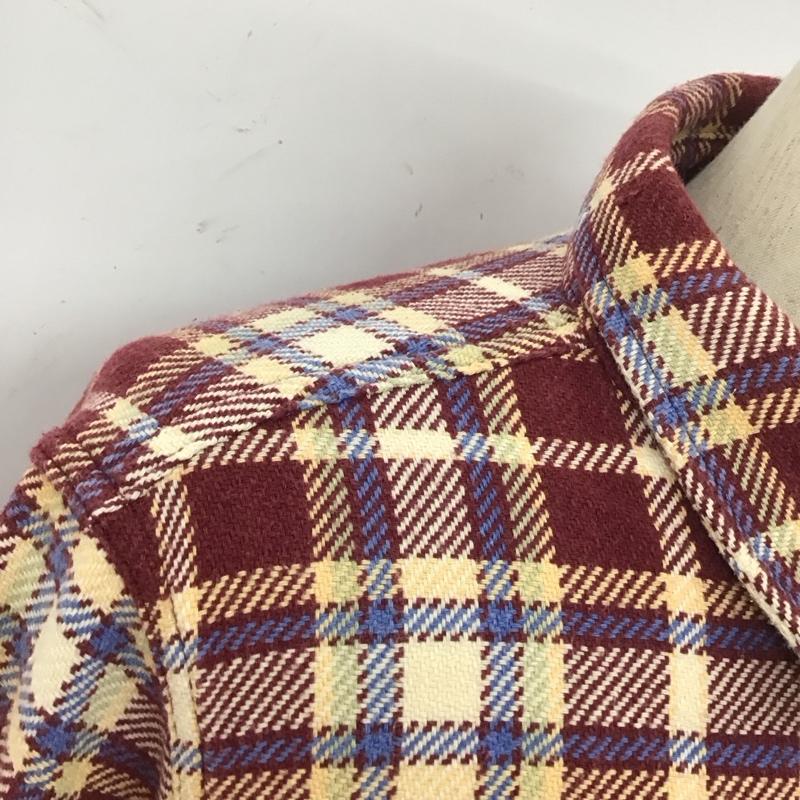 ファイブブラザー FIVE BROTHER シャツ、ブラウス 長袖 長袖シャツ カラーシャツ ポケットシャツ ネルシャツ チェックシャツ L チェック マルチカラー / マルチカラー /  メンズ USED 古着 中古 10109836