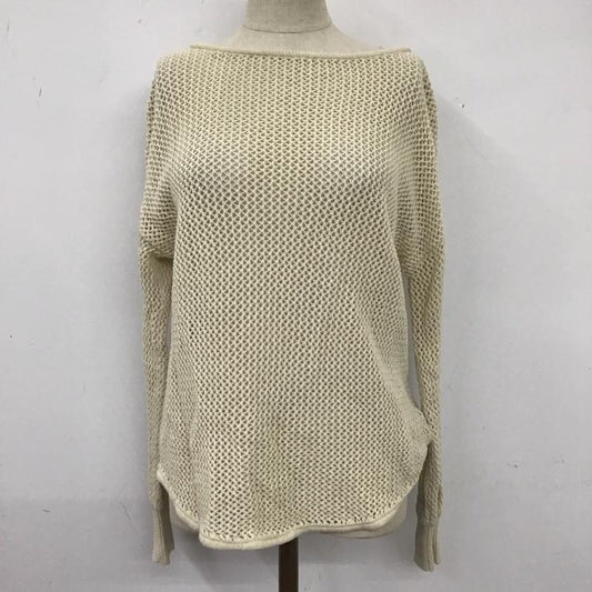 アズールバイマウジー AZUL BY MOUSSY カットソー 長袖 長袖カットソー クルーネックカットソー ロングスリーブカットソー S 無地 アイボリー / アイボリー /  レディース USED 古着 中古 10115982