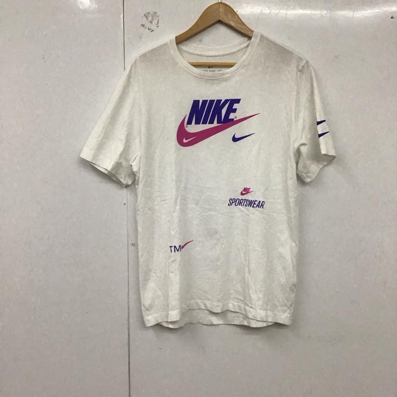 ナイキ NIKE Tシャツ 半袖 cu0079-100 パック2Tシャツ 半袖Tシャツ プリントTシャツ XL ロゴ、文字 白 / ホワイト /  メンズ USED 古着 中古 10128726