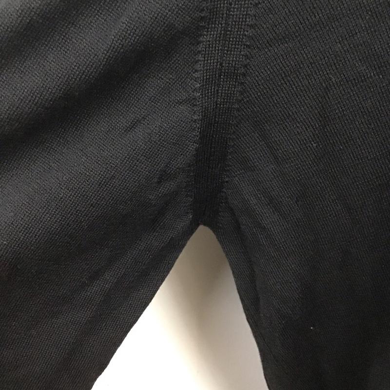 ジョンスメドレー JOHN SMEDLEY カットソー 長袖 長袖ニットカットソー クルーネック セーター L 無地 黒 / ブラック /  メンズ USED 古着 中古 10127364