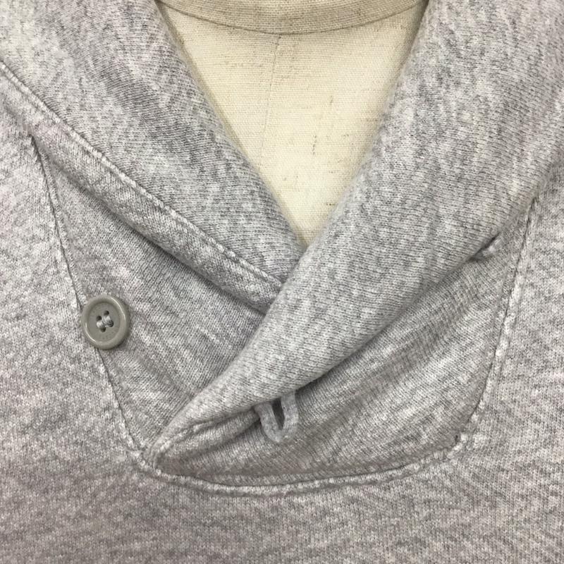 ラコステ LACOSTE トレーナー 長袖 長袖トレーナー スウェット カラーネック リブスウェットカットソー 3 ロゴ、文字 灰 / グレー /  メンズ USED 古着 中古 10123825