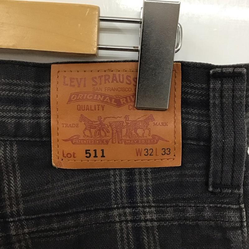 リーバイストラウスアンドコー Levi Strauss & co. パンツ デニム、ジーンズ カジュアルパンツ スリムパンツ チェックパンツ 32インチ チェック マルチカラー / マルチカラー /  メンズ USED 古着 中古 10130652
