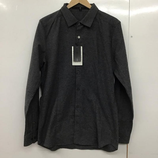 ノーアイディ NO ID. シャツ、ブラウス 長袖 長袖シャツ 無地シャツ カラーシャツ 3 無地 灰 / グレー /  メンズ USED 古着 中古 10142405