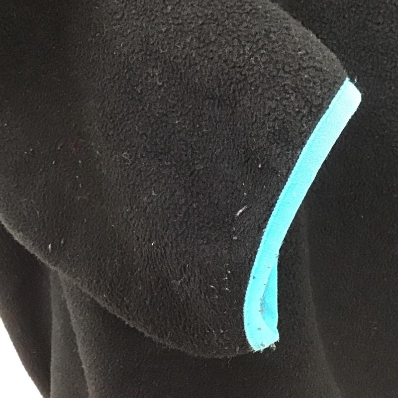 パタゴニア patagonia カットソー 長袖 25455FA15 シンチラスナップT フリースプルオーバー 長袖カットソー L ロゴ、文字 黒 / ブラック /  レディース USED 古着 中古 10110351