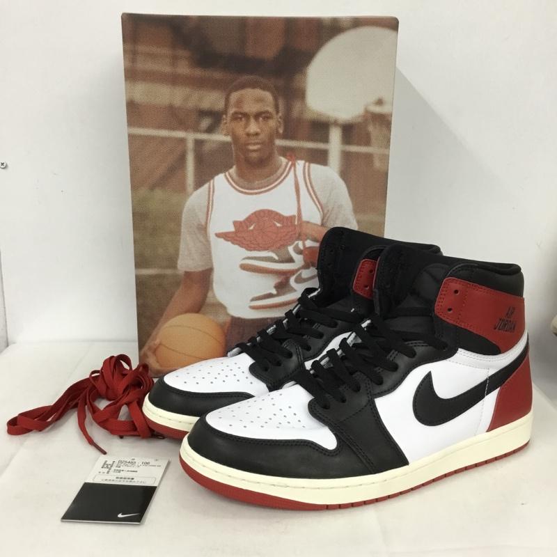 ナイキ NIKE スニーカー スニーカー DZ5485-106 AIR JORDAN 1 RETRO HIGH OG 30cm 箱有 30.0cm ロゴ、文字 白 / ホワイト / X 黒 / ブラック / X 赤 / レッド /  メンズ USED 古着 中古 10144348