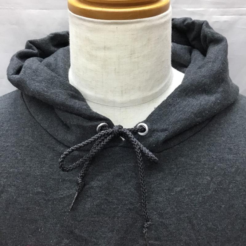 チャンピオン Champion パーカー 長袖 XL 無地 チャコールグレー / チャコールグレー /  メンズ USED 古着 中古 10113486