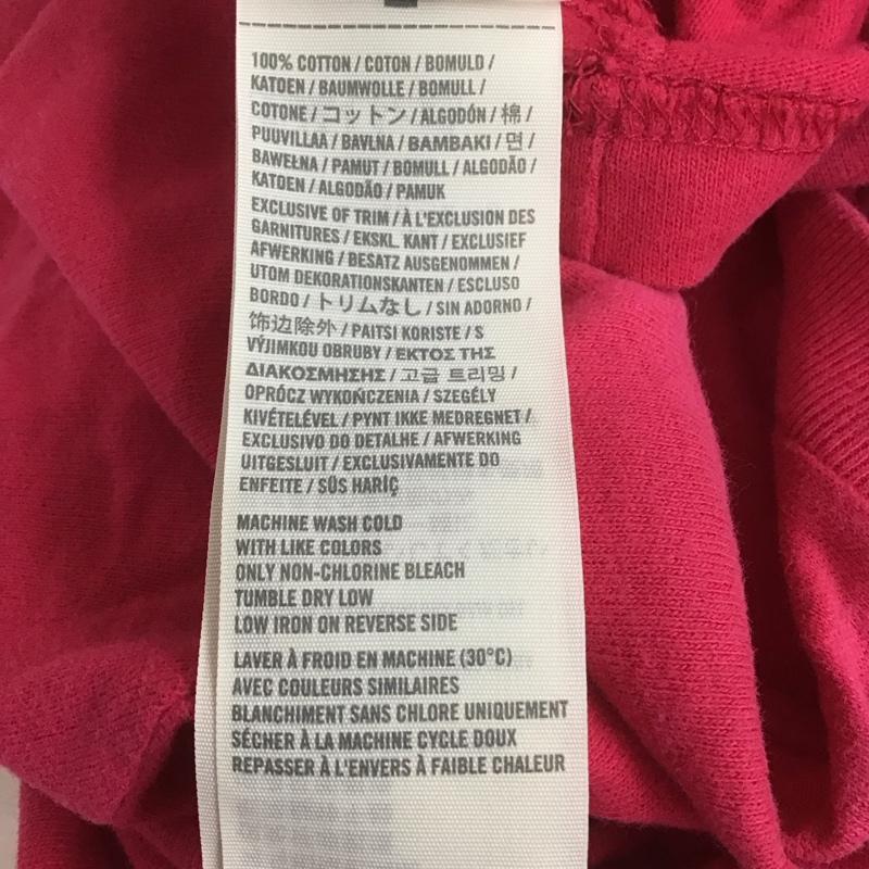 ホリスター Hollister Tシャツ 半袖 クルーネック プリント S ロゴ、文字 マゼンタ / マゼンタ /  メンズ USED 古着 中古 10106950