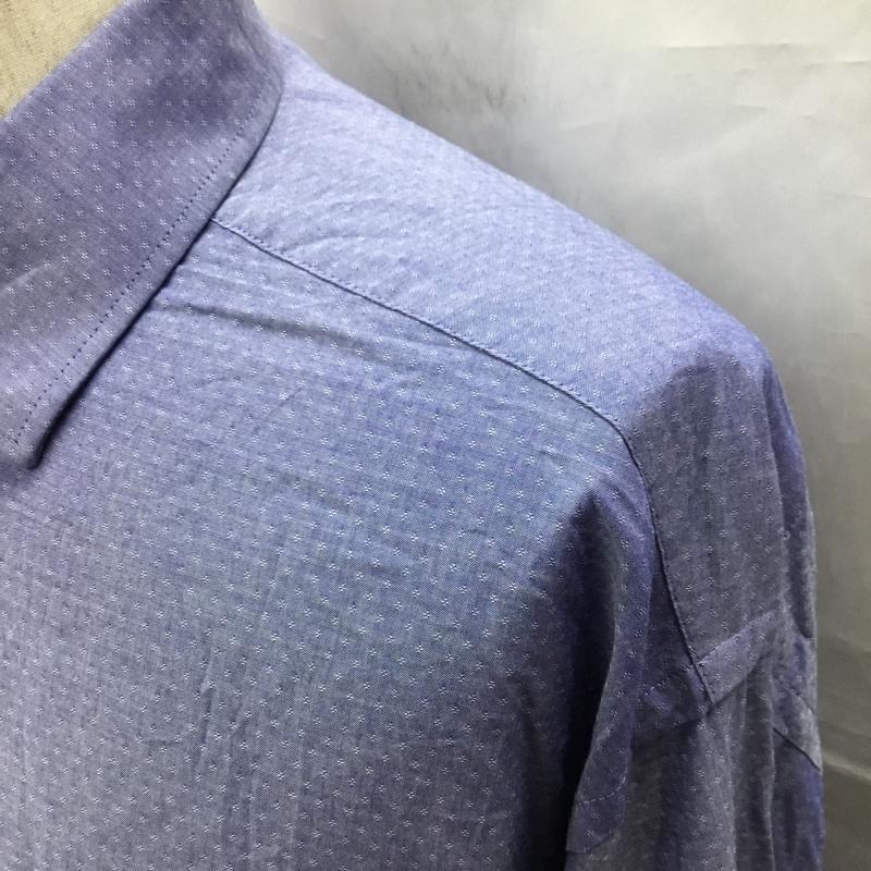 トミーヒルフィガー TOMMY HILFIGER シャツ、ブラウス 長袖 XL  紺 / ネイビー /  メンズ USED 古着 中古 10116099