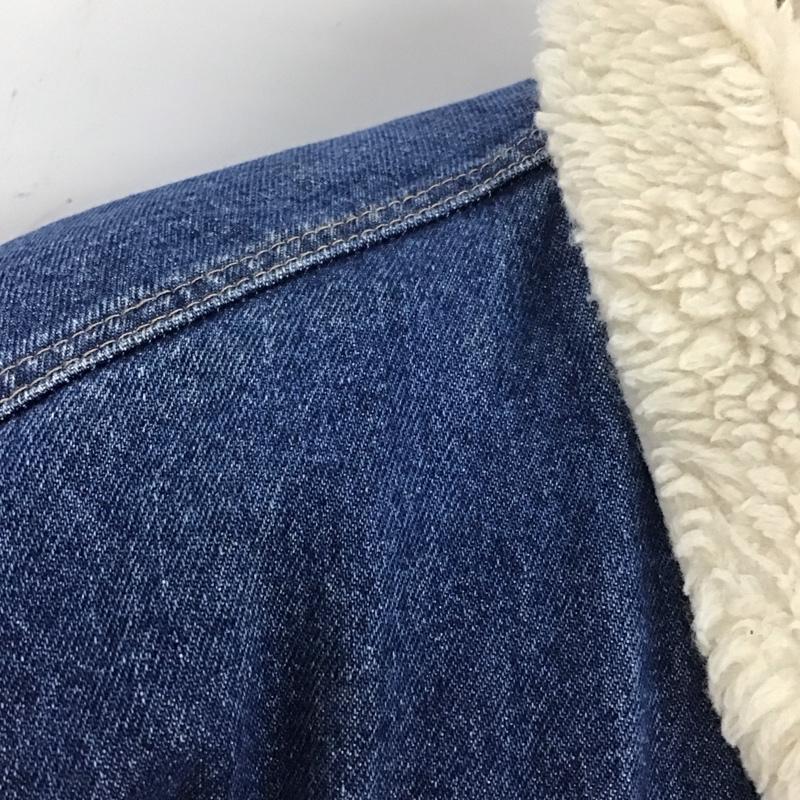 ラングラー Wrangler ジャケット、上着 ジャケット、ブレザー デニムジャケット カラージャケット 長袖ジャケット Gジャン ロゴ、文字 インディゴ / インディゴ /  メンズ USED 古着 中古 10112719