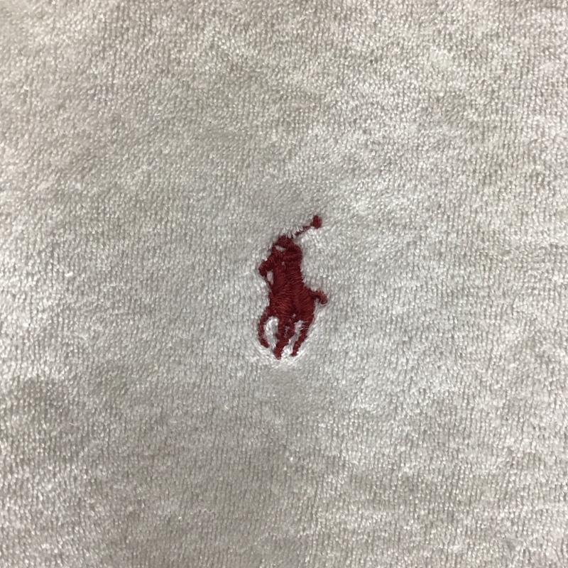 ラルフローレン RALPHLAUREN パーカー 半袖 3193-4147 150cm キッズ パイル地 フルジップ 150cm ワンポイント 白 / ホワイト /  ガールズ USED 古着 中古 10116914